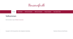 Desktop Screenshot of housewife.dk